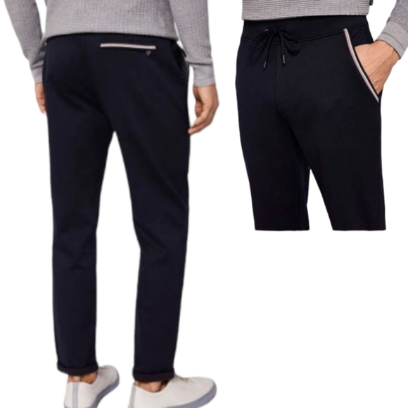 CCO⬇️ HOST PICK Ted Baker London NWT men's navy Jersey Jogger Trousers - Picture 1 of 14